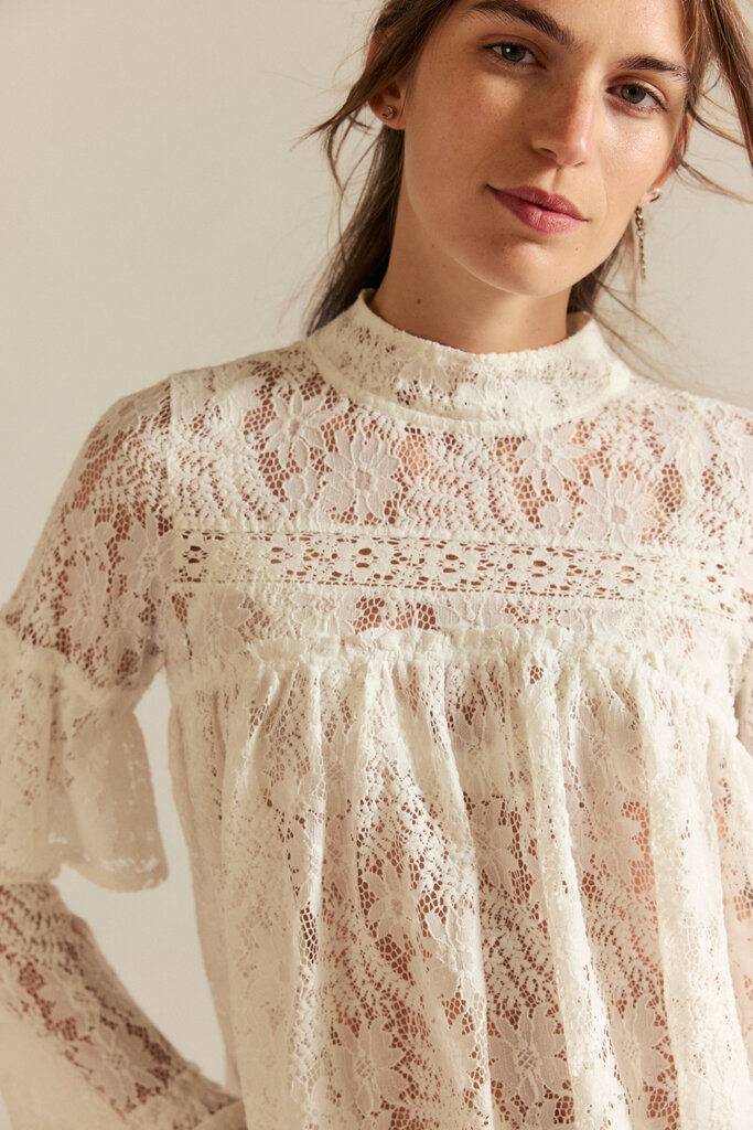 Free People Lilabeth Lace Top