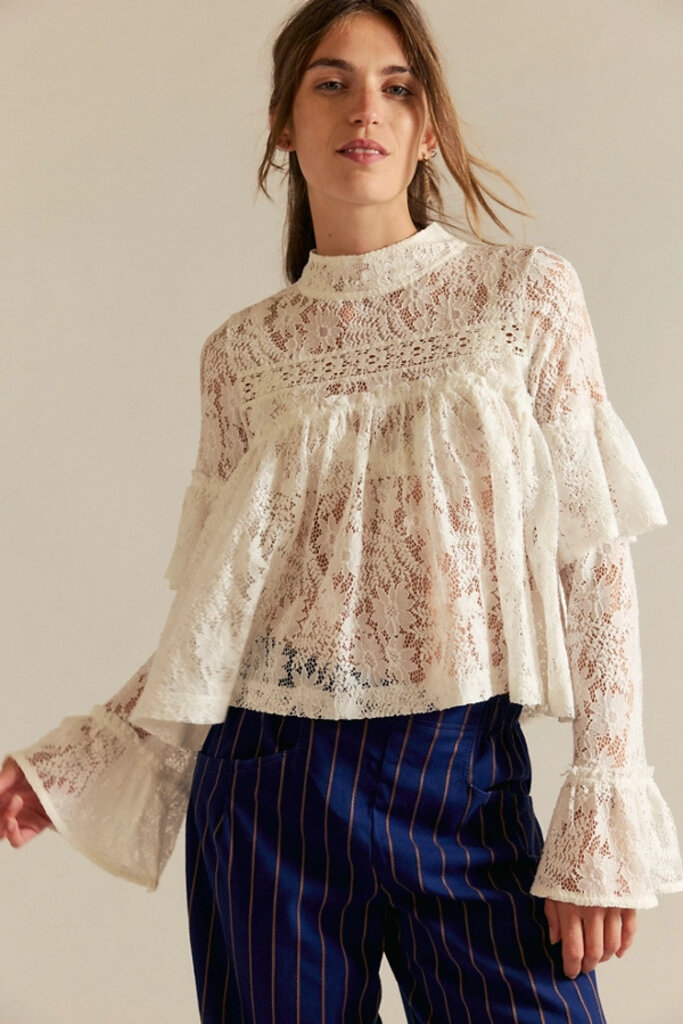 Free People Lilabeth Lace Top