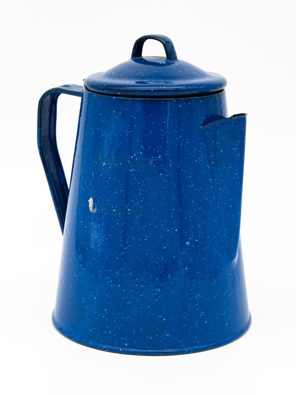 Blue Enamel Coffee percolator