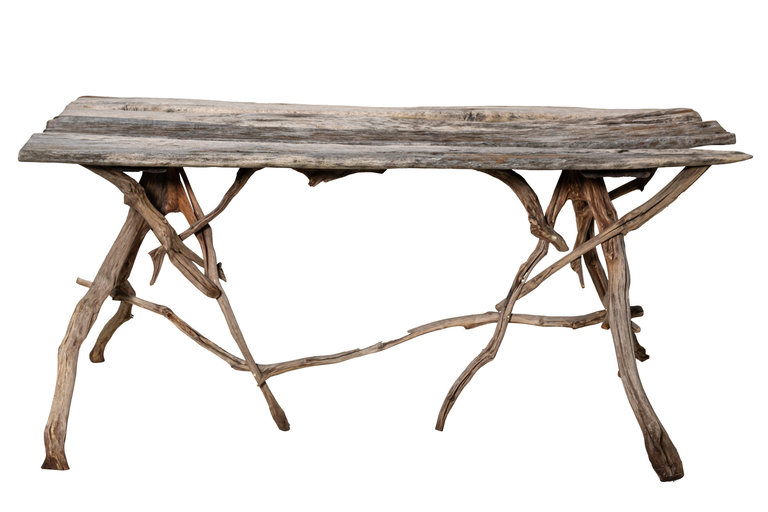 Driftwood dining table