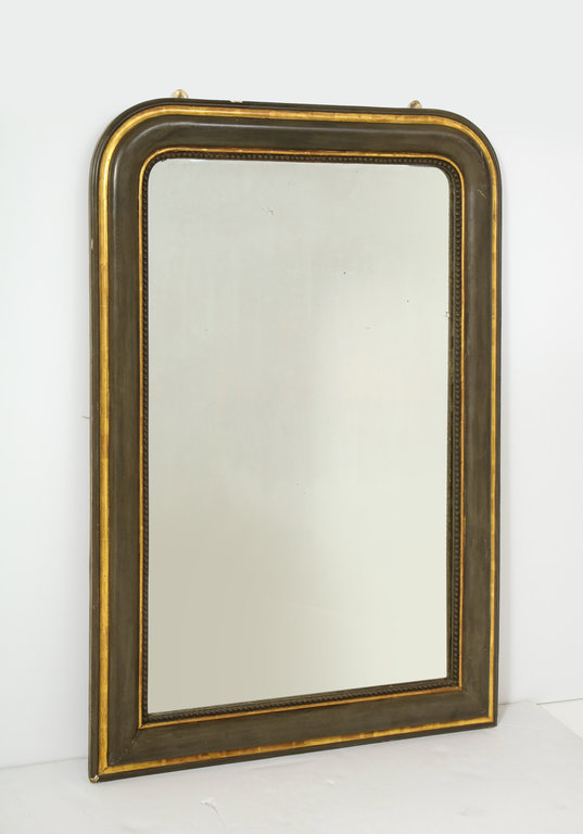 Louis Philippe Mirror with Green Paint, Ca. 1810