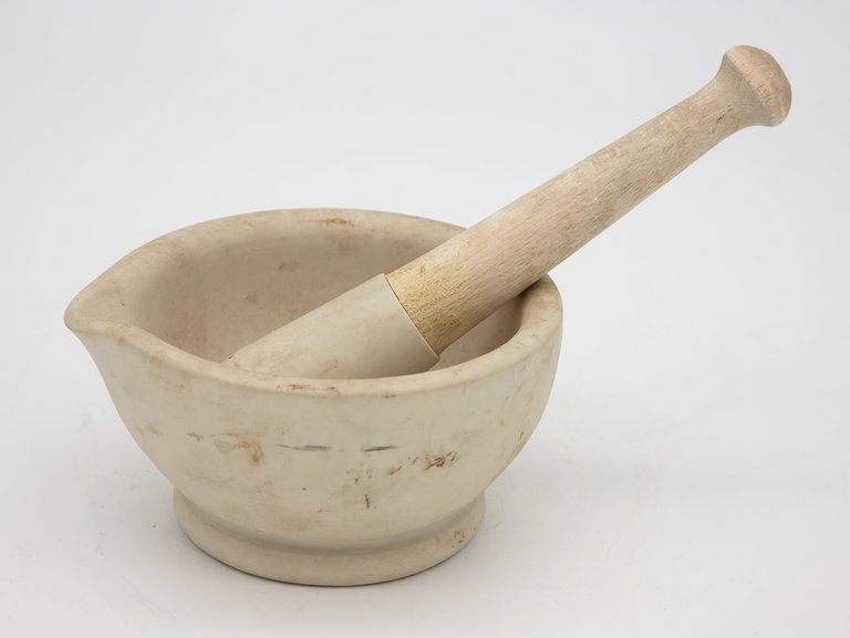 French Early 20th C. Mortar and Pestle