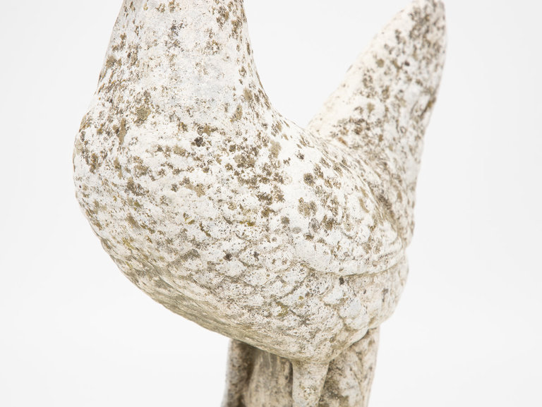 Stone Rooster Garden Ornament, early 20th Century