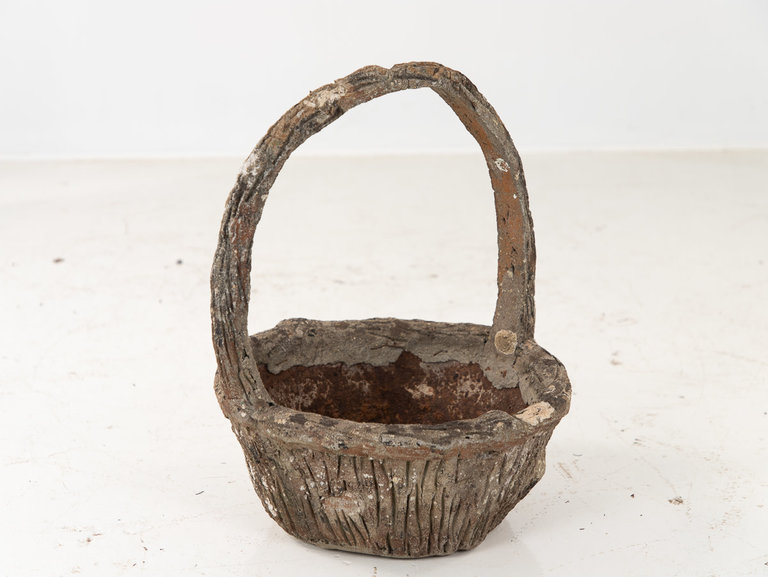 Fabrice ALRIC Faux Bois Basket with Handle
