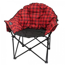 Lazy Bear Chair Red Plaid