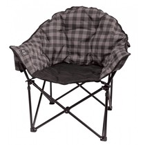 Lazy Bear Chair Grey Plaid