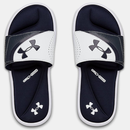 Under Armour Boys Ignite VI Slide - Navy Size 5