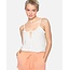 Hurley Ruffle Tank - White - Sz L