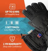 Gobi Heat Epic Heated Ski Gloves Onyx M