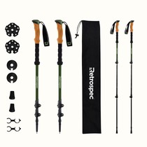 Trekking Poles 4623 Alu/Cork Grip Matte Forrest