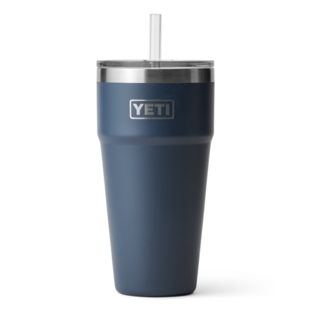 Yeti 26oz Rambler Straw Cup Navy