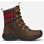 Keen Greta Boot sz8.5 Dark Brown/Red Plaid