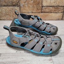 keen clearwater womens sz 7.5 gargoyle/norse blue