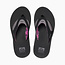 Reef Reef Fanning Black/Grey/Purple Sz6 Womens