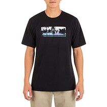 Mens EVD Wsh Poolside Photo SS Black