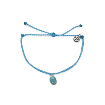 Jeweled Pam Silver Bracelet Blue