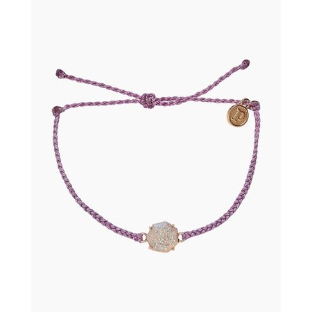 PuraVida Rainbow Geode Rose Gold Bracelet LAVN