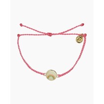 Be a Rainbow Gold Charm Bracelet Pink