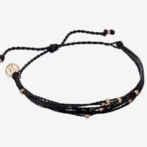 Heart Malibu Rosegold Bracelet Black