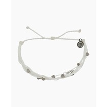 Heart Malibu Bracelet Silver White