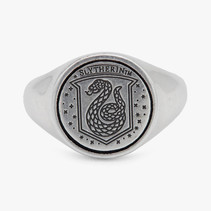 Slytherin Signet Ring Silver sz 8