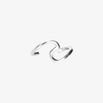 Wave ear cuff Silver