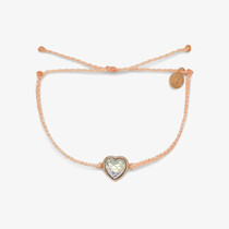 Mermaid Heart Rose Gold Bracelet BLUSH