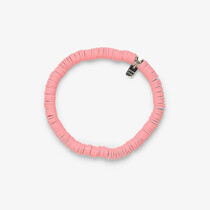 Pastal Disc Stretch Bracelet Pink