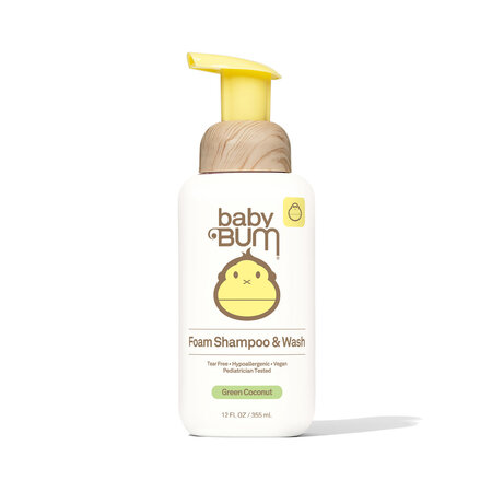 SunBum BB Foam Shampoo and Wash - Green Coconut