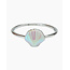 PuraVida Iridescent Shell Ring sz 8