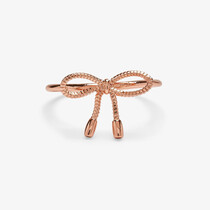 Bow Ring Rose Gold sz 5