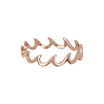 Wave Band Rose Gold Sz 6