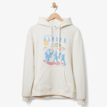 Wander Elephant Hoodie White Med