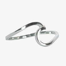 Wave Ring Silver sz 5