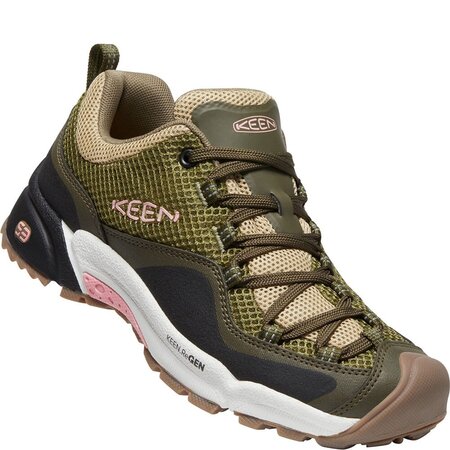 Keen Wasatch Crest Vent Sz 7.5  Olivedrab/Pink Icing