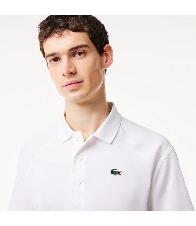 Lacoste POLO SPORT INDÉMAILLABLE ET RESPIRANT UNI DH3201-52 001 BLANC