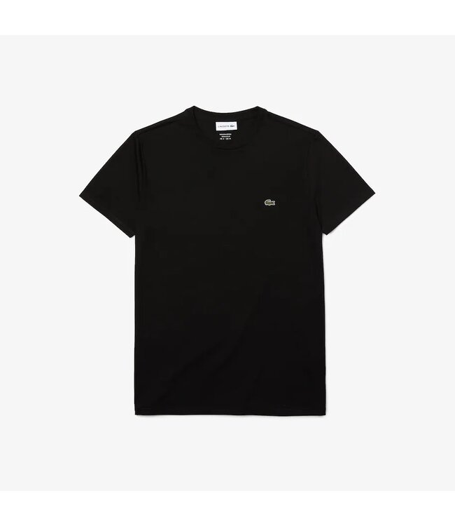 Lacoste T-SHIRT COL ROND EN JERSEY DE COTON PIMA UNI TH6709 NOIR 031