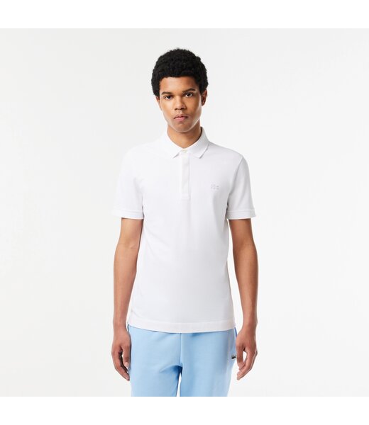 Lacoste POLO SMART PARIS COTON STRETCH BLANC