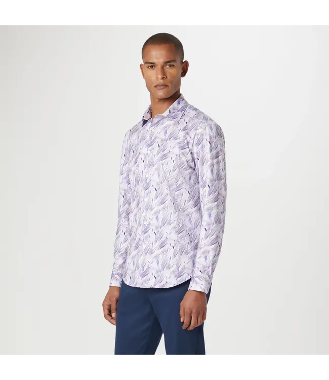 Bugatchi James Feathers OoohChemise en coton DF9221K60 PINK