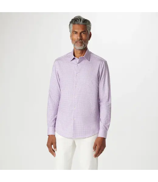 Bugatchi Chemise en coton Oooh à carreaux James Diamond