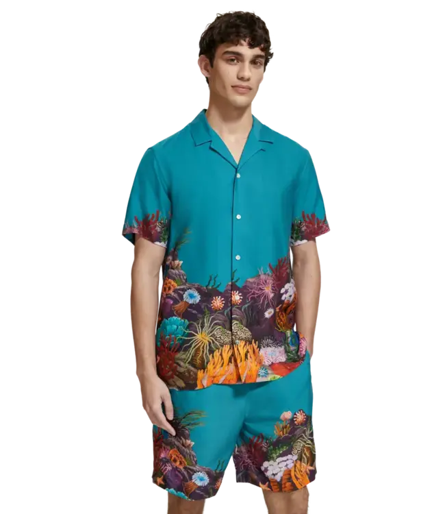 Scotch & Soda Chemise Tencel 175718 0606 SEANERY