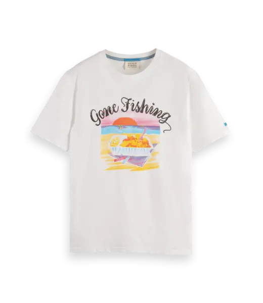 Scotch & Soda T-shirt imprimé Gone Fishing