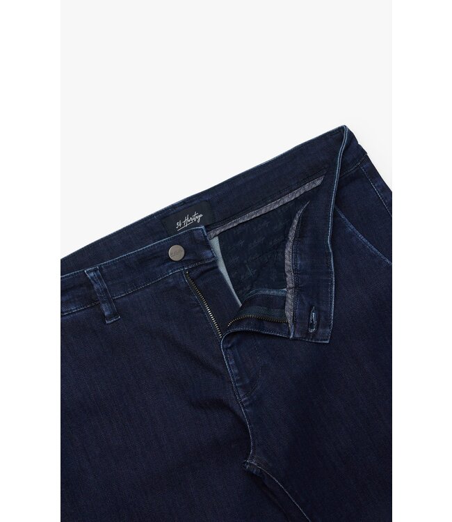 34 Heritage Jean chino slim Verona en tissu brossé foncé raffiné