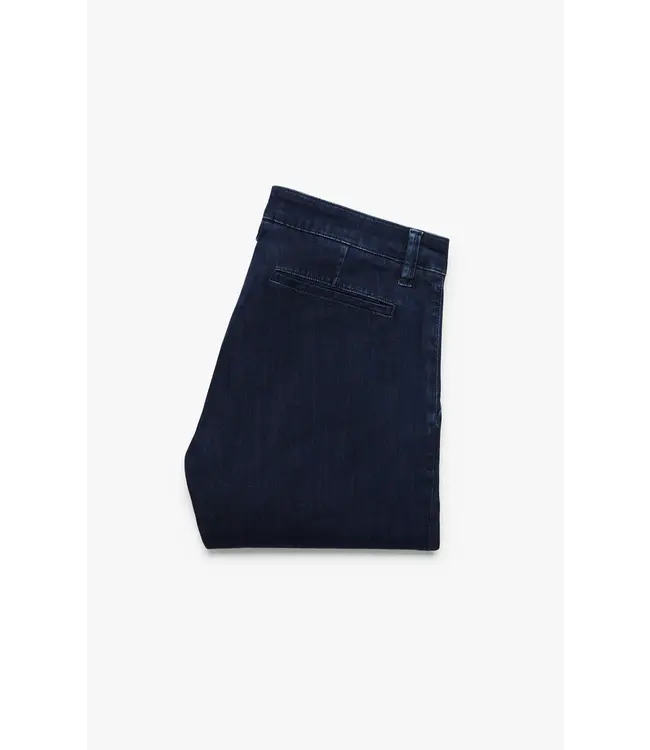 34 Heritage Jean chino slim Verona en tissu brossé foncé raffiné