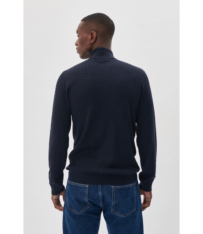 Matinique Pull en laine mérinos MAmason 30207108 1940111 DARK NAVY