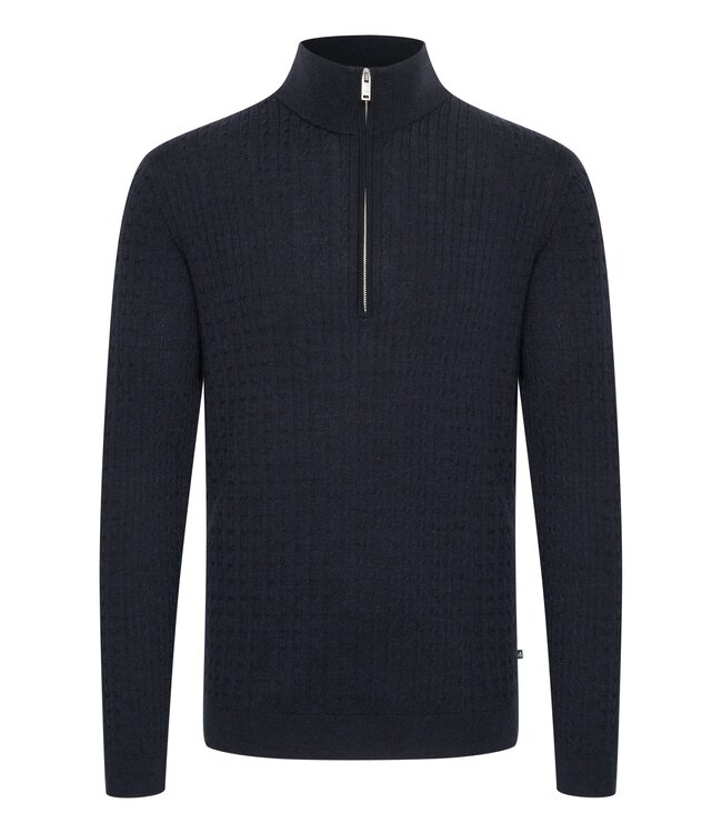 Matinique Pull en laine mérinos MAmason 30207108 1940111 DARK NAVY