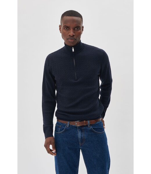 Matinique Pull en laine mérinos MAmason Marine