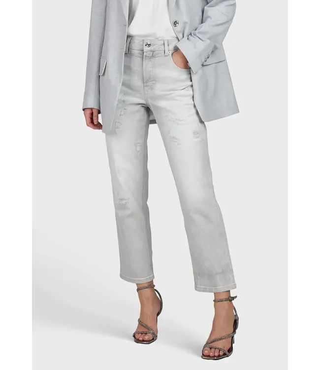 Marc Aurel Pantalon coupe courte en denim gris