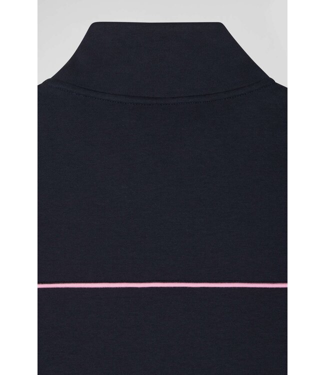 Eden Park Sweat-shirt zippé bleu marine H24MAISW0024 BLF