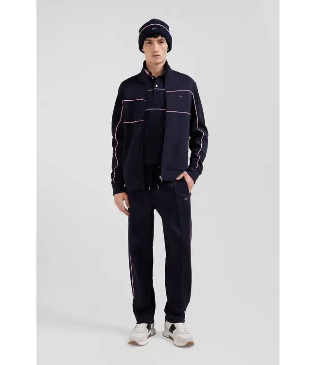 Eden Park Sweat-shirt zippé bleu marine H24MAISW0024 BLF